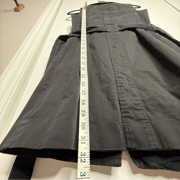Toccin X Rent the Runway - black Trench Wrap Dress with Belt - size 2 - Picture 11 of 11